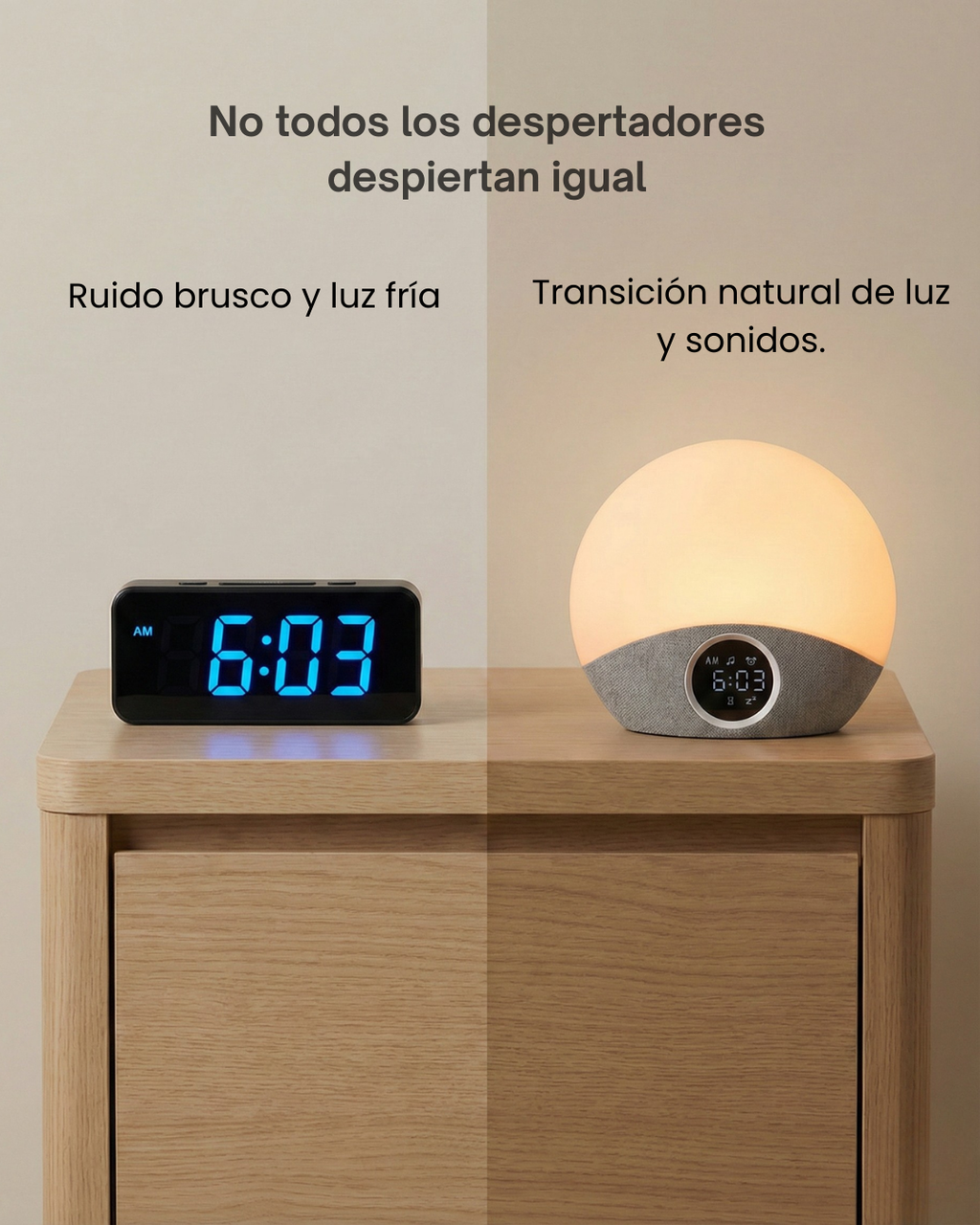 Sunrise Clock - Despertador Solar y auxiliar de sueño.