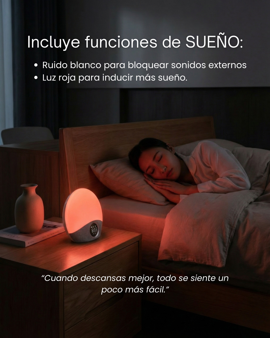 Sunrise Clock - Despertador Solar y auxiliar de sueño.